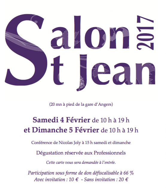 RENAISSANCE DES APPELLATIONS - GRENIER SAINT JEAN à ANGERS / 2017
