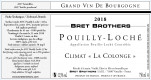 Wine label - Pouilly-Loché Climate « La Colonge » Bret Brothers