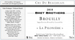 Wine label - Brouilly Climate « La Pilonière » Bret Brothers