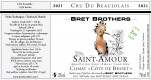 Wine label - Saint-Amour Bret Brothers
