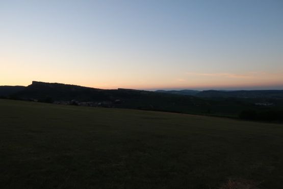 Roche de Solutré, douceur des soirées mâconnaises