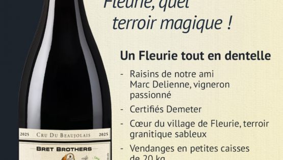 Nouvelle cuv&eacute;e bient&ocirc;t disponible : Fleurie "Les Chaffangeons" 2025