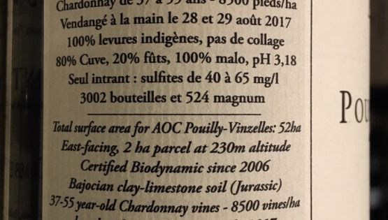 Nouvelles étiquettes 2017
