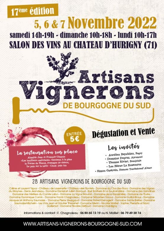 17ème édition du Salon des Artisans Vignerons de Bourgogne du Sud