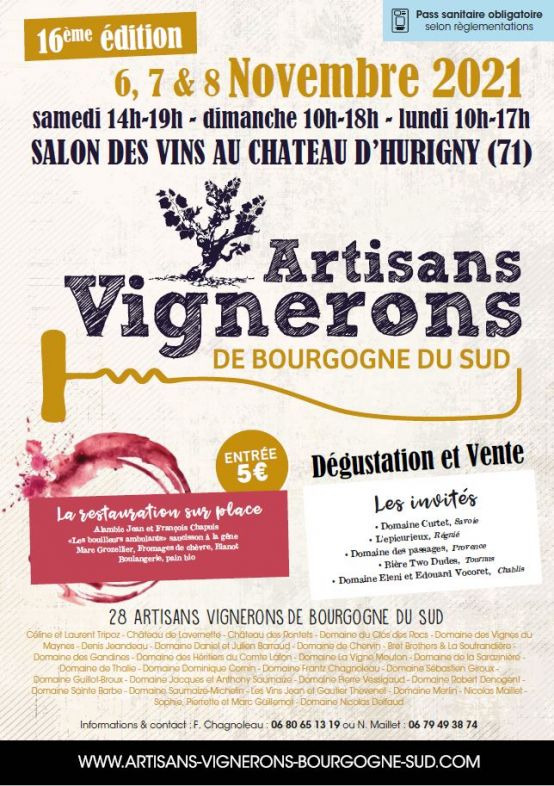 16ème édition du Salon des Artisans Vignerons de Bourgogne du Sud 