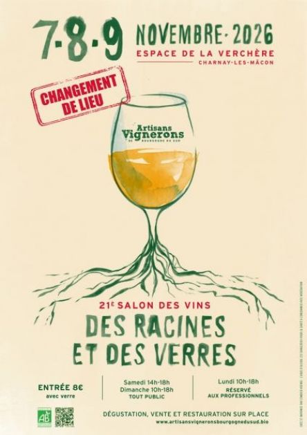 Salon Artisans Vignerons de Bourgogne du Sud - Des Racines et des Verres