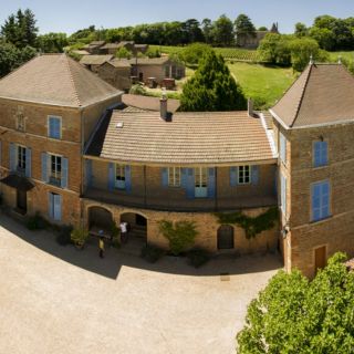 La Soufrandière seen from sky