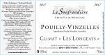 Etiquette vin - Pouilly-Vinzelles Climat « Les Longeays » La Soufrandière