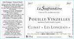 Wine label - Pouilly-Vinzelles Climate « Les Longeays » La Soufrandière