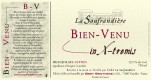 Wine label - Beaujolais-Leynes « Bien-Venu In X-tremis - Discontinued since 2013 » La Soufrandière