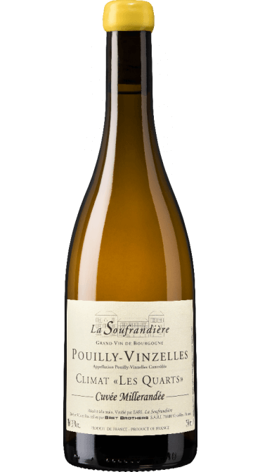 Wine bootle - Pouilly-Vinzelles Climate « Les Quarts » Cuvée Millerandée La Soufrandière